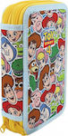 Toy Story 4 Pencil Case Full with 2 Compartments Multicolored