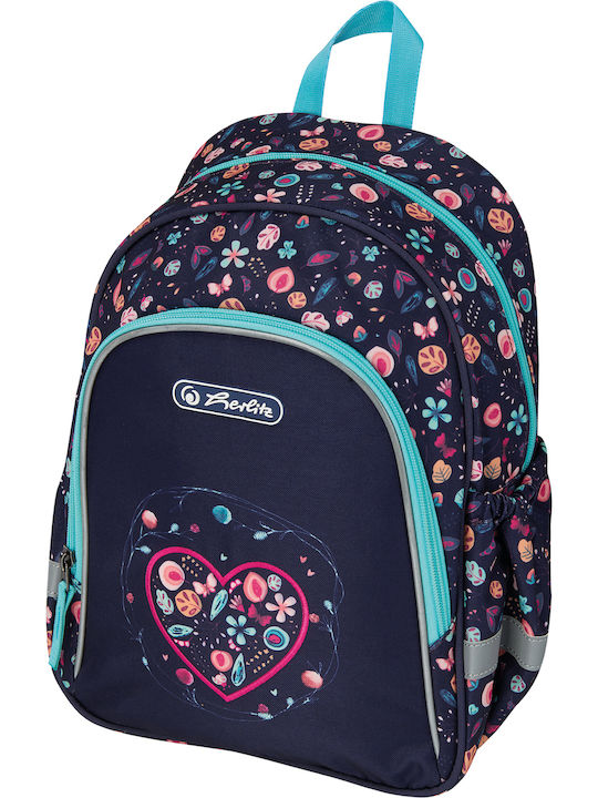 Herlitz Heart School Bag Backpack Elementary, Elementary Multicolored