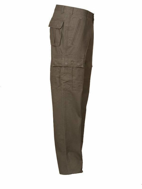 Toxotis Active Wear Toxotis Active Wear Hunting Pants with 7 Pockets in Khaki Color