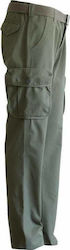 Toxotis Active Wear Hunting Pants Rip-Stop Olive Green με 6 Τσέπες Khaki