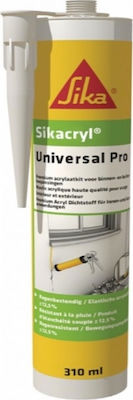 Sika Sikacryl Universal Pro Silicon Acrilic pentru lemn Alb 310ml 1buc