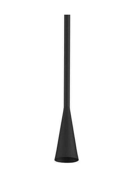 Luma Μοντέρνο Κρεμαστό Φωτιστικό με Ενσωματωμένο LED Μαύρο σε Μαύρο Χρώμα