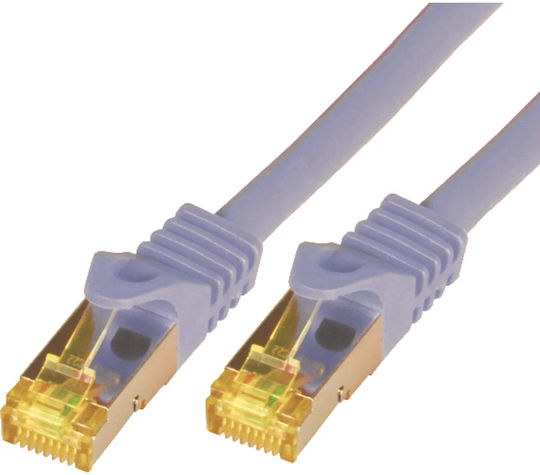 MCAB S/FTP Кат.7 (10Gbps) Мрежов Кабел Ethernet 15м Сив