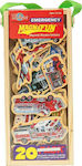 Magnetic Construction Toy Emergency Cars Kid 3++ years