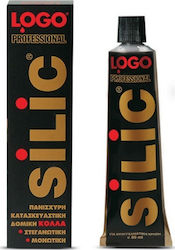 Logo Professional Silic Silikon-Dichtungsmittel Transparent 85ml 65ΒΒ102