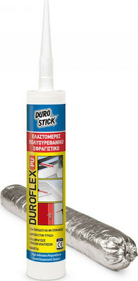 Durostick Duroflex-Pu Adeziv Mastic Etanșeizant de silicon pentru lemn Alb 310ml ΝΤΦΛΕ31