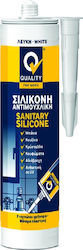 Quality For You Sanitary Силиконово уплътнение Антимухълна Бял 280мл 1бр Quality For You Sanitary Силиконово уплътнение Антимухълна Бял 280мл 1бр