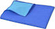 vidaXL Bettdecke Picknickdecke Blau/Azure 150x200cm in Blau Farbe 131581