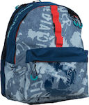 Gim Nerf Apparel Σχολική Τσάντα Πλάτης Δημοτικού σε Μπλε χρώμα