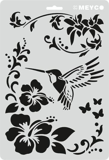Next Stencil Designs Humming Bird