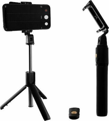 Volte-Tel 3in1 Selfie Stick Monopod με Bluetooth Μαύρο
