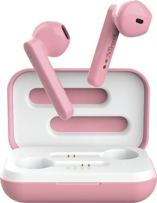 Trust Primo Touch Earbud Bluetooth Handsfree Earphones with Charging Case Pink