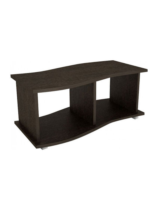 Σίγμα Rectangular Wooden Coffee Table Wenge L90xW52xH46cm