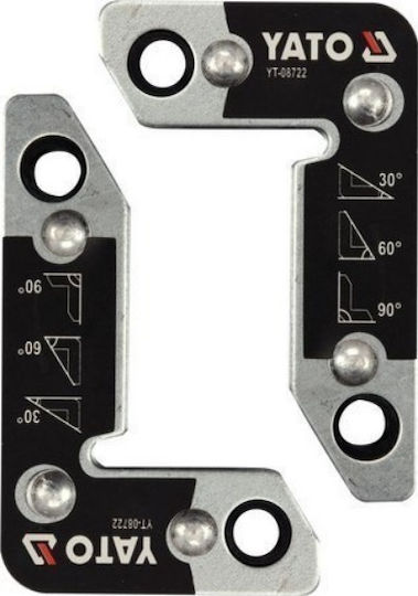 Yato YT-08722 Ъгъл на заваряване с магнитна способност 25кг & ъгли 30° / 60° / 90°