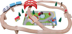 Spielmaus Wooden Train Set for 3+ years