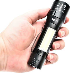 Rechargeable Flashlight LED Waterproof IPX4 Dual Function with Maximum Brightness 450lm T6-19 Embedded