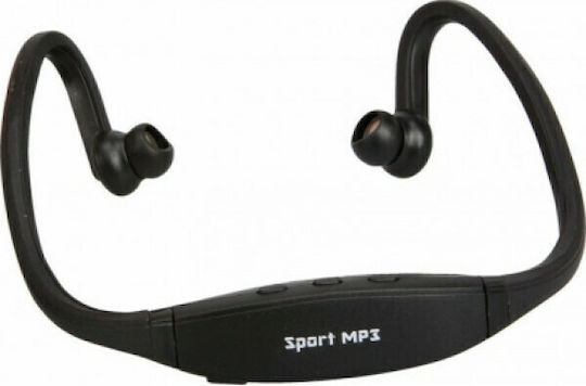 Ακουστικά Ψείρες In Ear G196 Sport Headset Τύπου Neckband Μαύρα