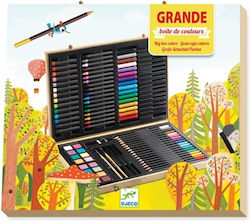 Djeco Colouring Set in Case Μεγάλο Σετ Ζωγραφικής 36x27cm