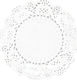 Paperpack Net Dolly Place Mats White Lace 16.5cm 10pcs