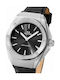 TW Steel CEO Tech Watch Battery with Black Leather Strap