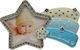 Ankor Twinkle Smile Cadru de poze pentru copii Rama foto Placat cu argint Multicolor 9x9cm