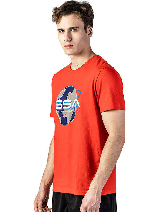 GSA Organicplus Earth Men's Short Sleeve T-shirt Red