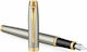 Parker Writing Pen Medium Silver with Blue Ink 1931656