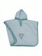 Greenwich Polo Club Hooded Baby Poncho Light Blue