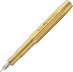 Kaweco Schreibfeder Gold aus Messing mit Blau Tinte 10000918