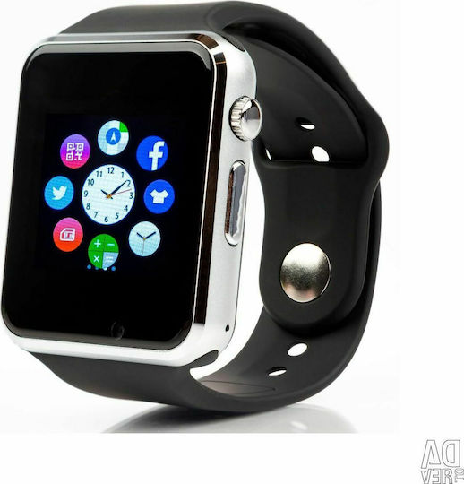 A1 43mm Smartwatch with SIM (Silver)