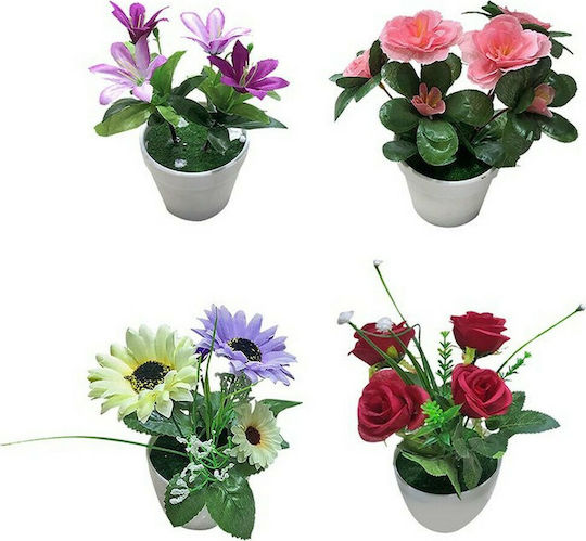 931397 Decorative Artificial Potted Plant Multicolour Bunny's