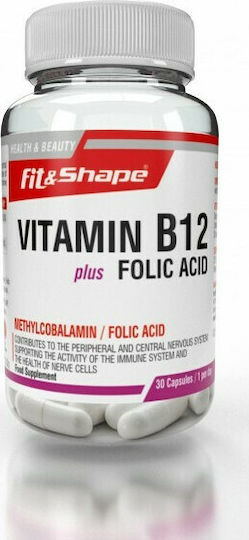 Fit & Shape Vitamin B12 Multivitamin for Nervous System Health 30 caps