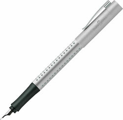 Faber-Castell Stilou Mediu Argint din Oțel 140900