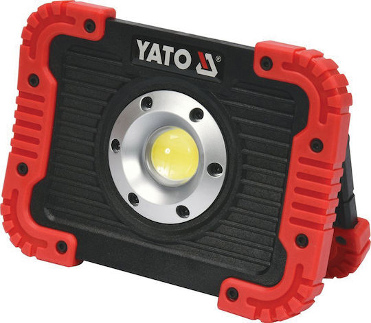 Yato Προβολέας Εργασίας Μπαταρίας LED IP65 με Φωτεινότητα έως 800lm Φακός 10W