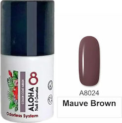 Aloha Color Coat Eight Series Mauve-Brown A8024 8ml Aloha Color Coat Eight Series Mauve-Brown A8024 8ml