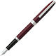Sheaffer Füllfederhalter Mittel Rote aus Stahl mit Blauer Tintenfarbe