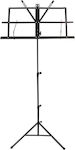 Audio Master MS1 Music Stand Height: 46-130cm Black with Carrying Bag