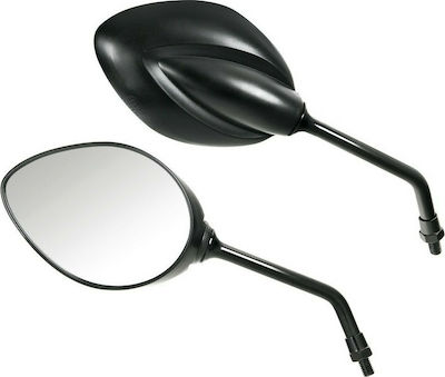 Lampa Motorcycle Mirrors Καθρέπτες Moto Tori Black 2pcs 9034.4-LM