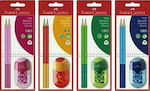 Faber-Castell Grip Pencil B 3pcs (Μiscellaneous colours)