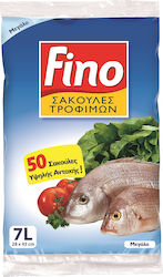 Fino Μεγάλες Σακούλες Τροφίμων 43x28cm 50τμχ