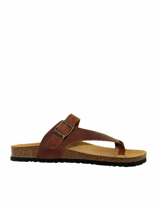 Plakton Battle Leather Women's Flat Sandals Ana...