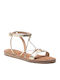 Marco Tozzi Women's Flat Sandals with Strap in Gold Color