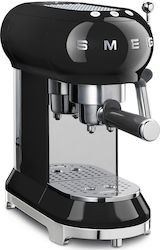 Smeg ECF01BLEU Μηχανή Espresso 1350W Πίεσης 15bar Μαύρη