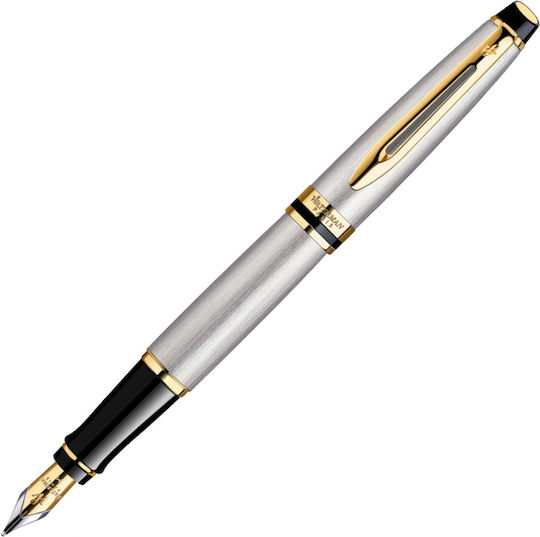 Waterman Expert 3 Schreibfeder Fein Silber aus Stahl