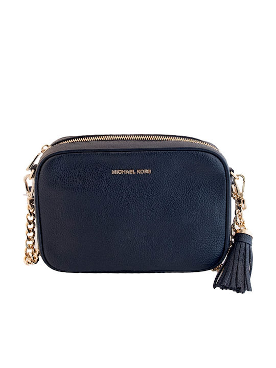 Michael Kors Set Leather Women's Bag Crossbody Navy Blue 32F7GGNM8L-414