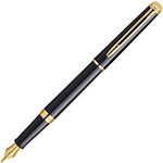 Waterman Hemisphere Writing Pen Medium Black made of Steel