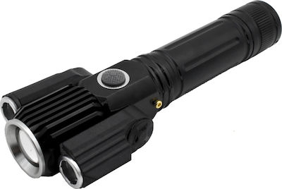 Rechargeable Flashlight LED Waterproof with Maximum Brightness 1000lm ΝΚ-6657