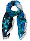 Desigual Waterfall Women's Scarf Blue