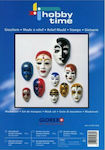 Glorex Mask set Καλούπι Μάσκα 10τμχ για Πηλό / Σαπούνι / Υγρό Γυαλί