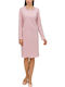 Vamp Winter Cotton Women's Nightdress Pink